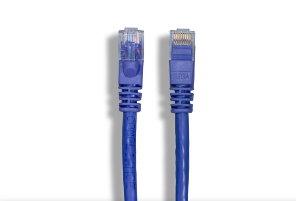 6inch (0.5ft) Cat6 UTP 1 Gbps Pure Copper Ethernet Patch Cable Booted Purple Color