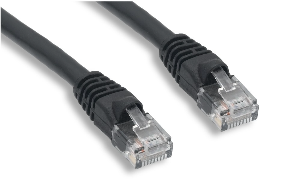 6inch (0.5ft) Cat6 UTP 1Gbit UTP Pure Copper Patch Cable Booted Single Pack Black