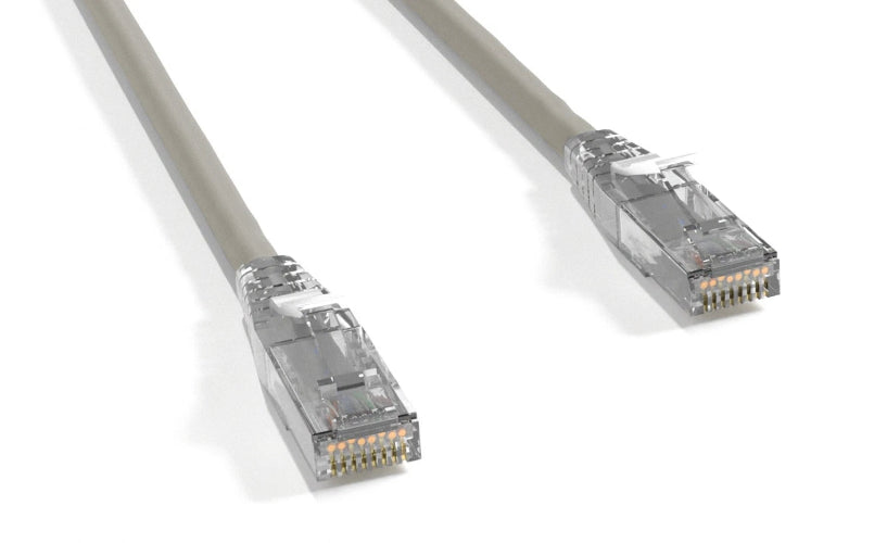 Cat6 1Gb/s Ethernet Patch cable with clear boot 1ft 2ft 3ft 5ft 6ft 7ft 10ft Lot of 1 , 5 and 10