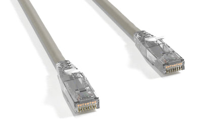 Cat6 1Gb/s Ethernet Patch cable with clear boot 1ft 2ft 3ft 5ft 6ft 7ft 10ft Lot of 1 , 5 and 10