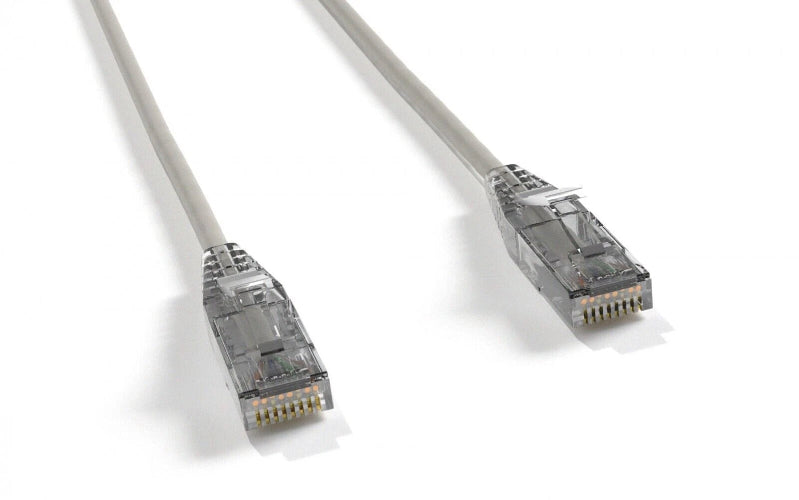 Slim Cat6 UTP Patch Cord Cable 3.6mm OD 1ft 2ft 3ft 5ft 7ft 10ft lot of 1, 5, and 10
