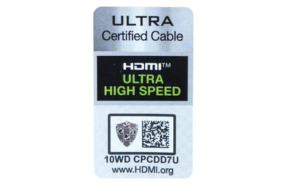 Certified ULTRA High Speed 8K HDMI Ver. 2.1 AM/AM Cable 8K@ 60Hz or 4K@120Hz.