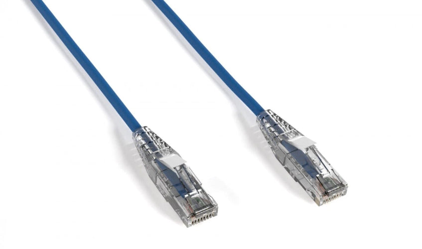 Slim Cat6 UTP Patch Cord Cable 3.6mm OD 1ft 2ft 3ft 5ft 7ft 10ft lot of 1, 5, and 10