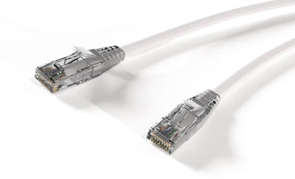 Cat6 1Gb/s Ethernet Patch cable with clear boot 1ft 2ft 3ft 5ft 6ft 7ft 10ft Lot of 1 , 5 and 10