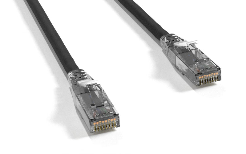 Cat6 1Gb/s Ethernet Patch cable with clear boot 1ft 2ft 3ft 5ft 6ft 7ft 10ft Lot of 1 , 5 and 10