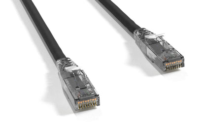 Cat6 1Gb/s Ethernet Patch cable with clear boot 1ft 2ft 3ft 5ft 6ft 7ft 10ft Lot of 1 , 5 and 10