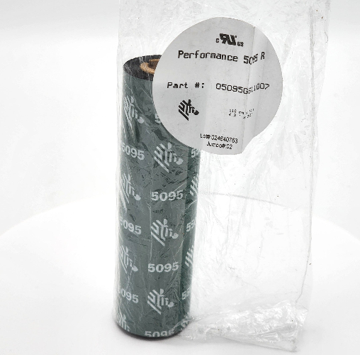 Zebra Resin Ribbon 4.33inx242ft 5095 High Performance 0.5in core - Thermal Transfer - Black